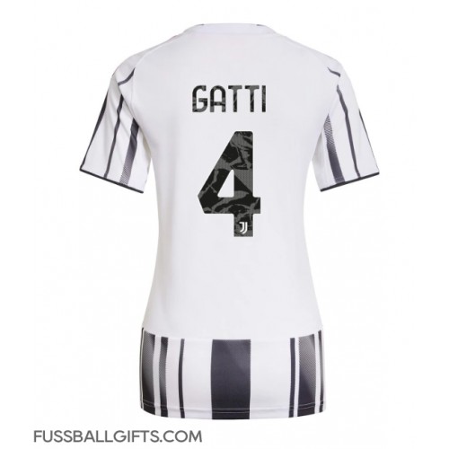 Juventus Federico Gatti #4 Fußballbekleidung Heimtrikot Damen 2025-26 Kurzarm